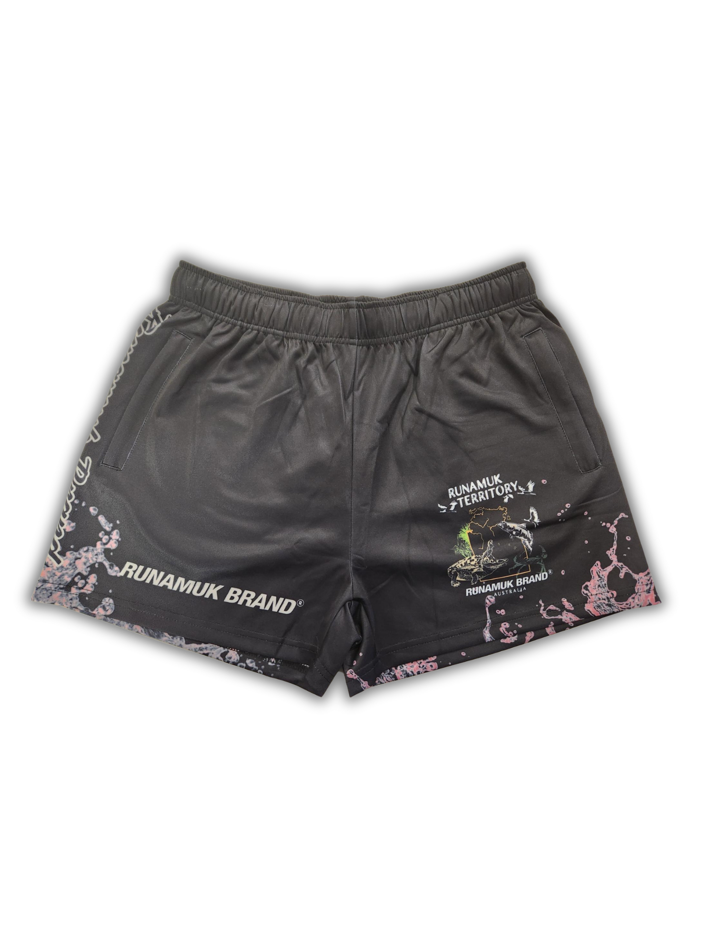 Runamuk Territory Footy Shorts - Runamuk Brand - Apparel & Accessories