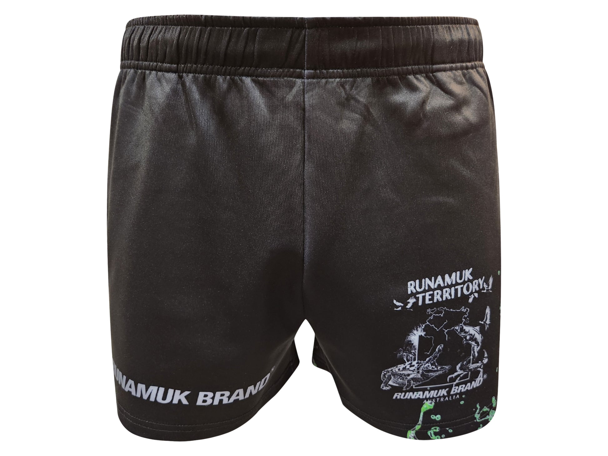 Runamuk Territory Footy Shorts - Runamuk Brand - Apparel & Accessories