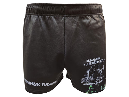 Runamuk Territory Footy Shorts - Runamuk Brand - Apparel & Accessories