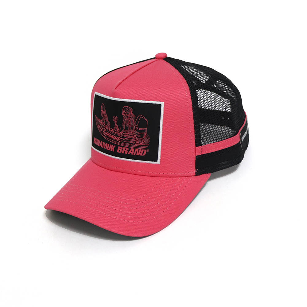 Ponytail Tinny Racing Trucker Cap