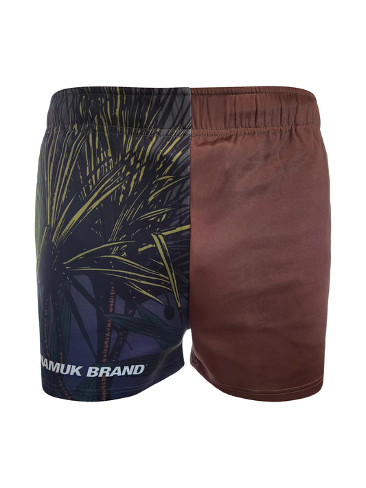 Camo Buff Footy Shorts - Runamuk Brand - Activewear