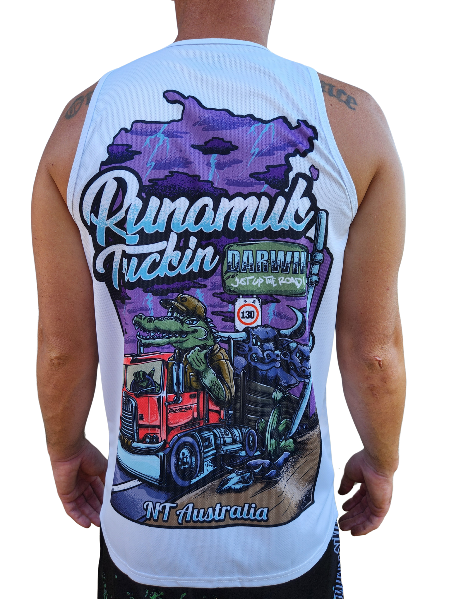Runamuk Truckin' Singlet - Runamuk Brand -