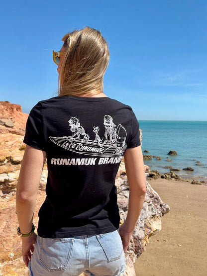 Women's Runamuk Race Tinny V Neck Tee