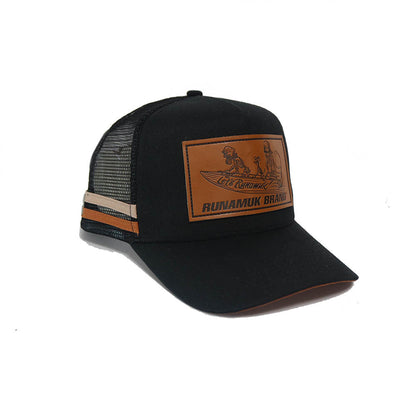 Leather Patch Tinny Racing Trucker Cap 2.0